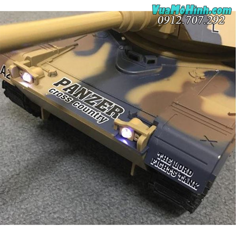 Mô hình Xe Tăng điều khiển từ xa 789 có tiếng động cơ, bắn đạn, nhả khói như thật