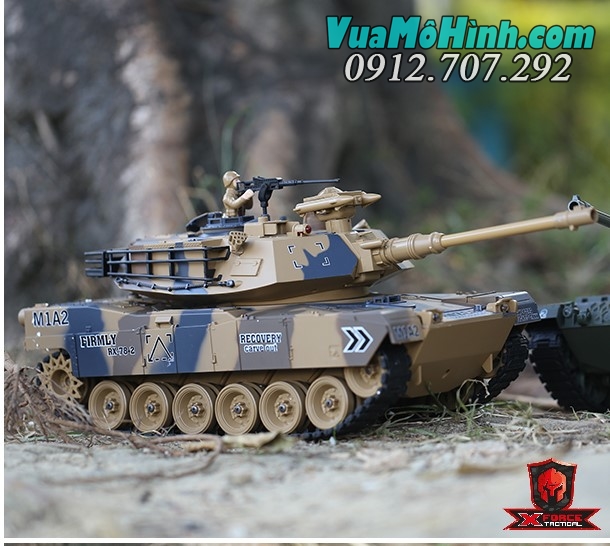 Mô hình Xe Tăng điều khiển từ xa 789 có tiếng động cơ, bắn đạn, nhả khói như thật