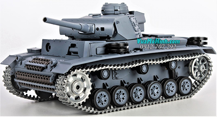 mô hình xe tăng điều khiển từ xa rc tank heng long german panzer iii 3 3848 pro xích kim loại