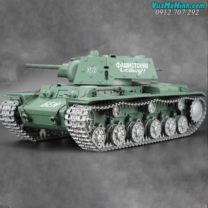 xe tăng mô hình điều khiển từ xa rc tank heng long kv1 kv-1 3878 3878-1 pro xích kim loại