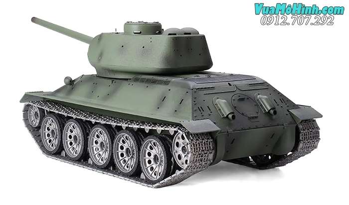 xe tăng mô hình điều khiển từ xa rc tank heng long russian t34 t-34 85 3909 3909-1 pro xích kim loại