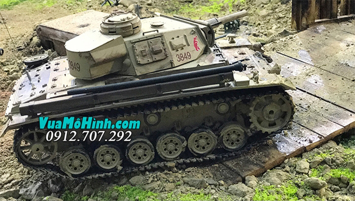 xe tăng mô hình điều khiển từ xa rc tank heng long german tauchpanzer tauch panzer iii 3 3849 3849-1