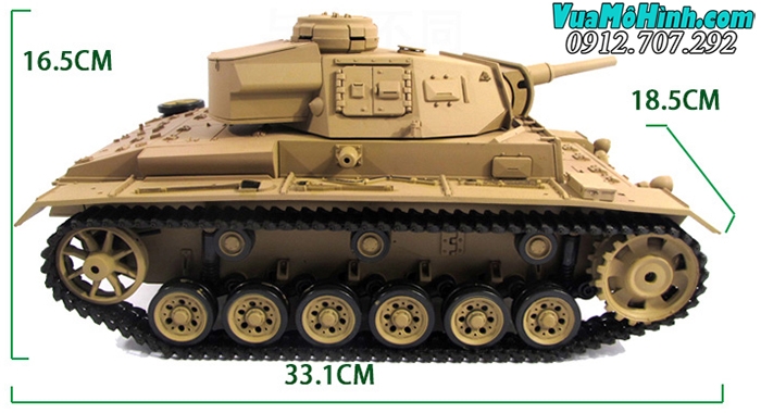 xe tăng mô hình điều khiển từ xa rc tank heng long german tauchpanzer tauch panzer iii 3 3849 3849-1