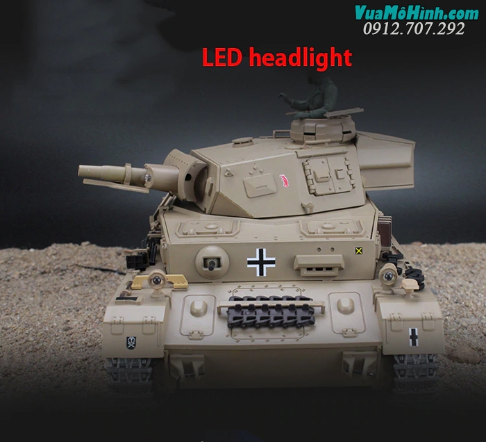 xe tăng mô hình điều khiển tank heng long panzer iv 4 f2 3859 3859-1 pro xích sắt kim loại