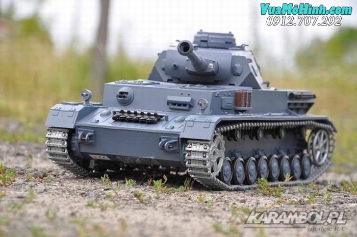 xe tăng mô hình điều khiển tank heng long panzer iv 4 f2 3859 3859-1 pro xích sắt kim loại