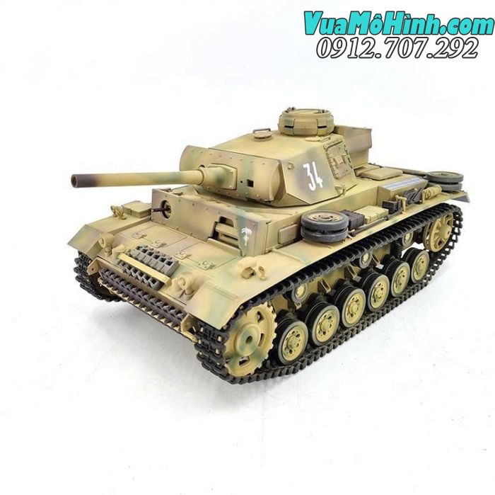 Xe tăng điều khiển từ xa Coolbank 3848-1 Panzer III Type L RC Tank 1/16