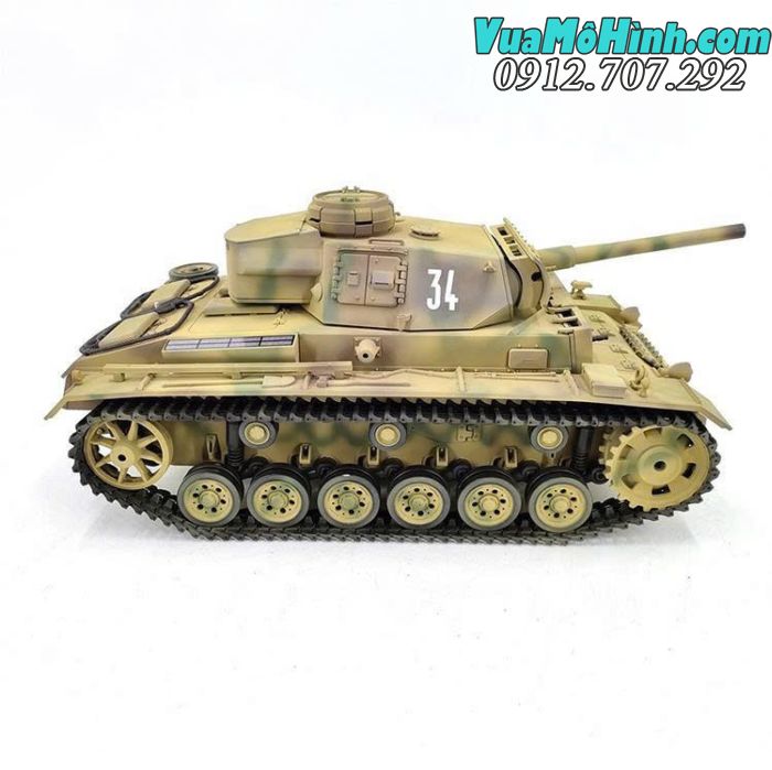 Xe tăng điều khiển từ xa Coolbank 3848-1 Panzer III Type L RC Tank 1/16