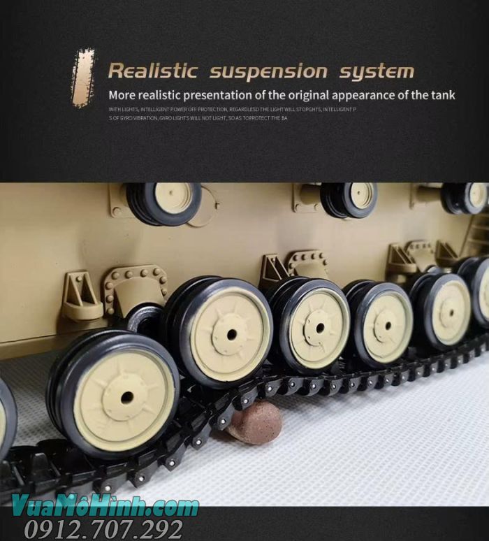 Cool Bank 3859-1 Panzer IV F2 1/16 RC Tank mô hình xe tăng Đức