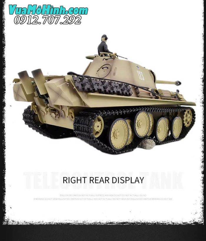 Xe tăng điều khiển từ xa Coolbank 3879-1 German Panther V