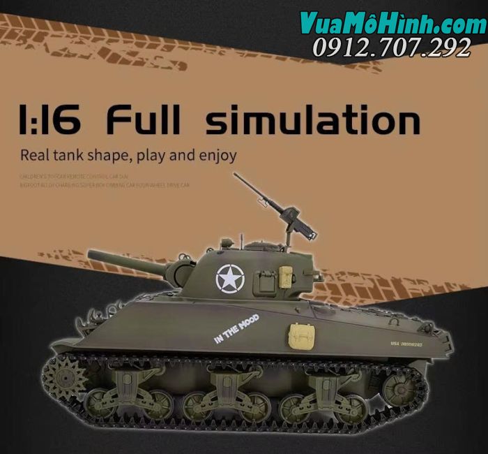 Cool Bank 3898-1 Sherman M4A3 RC Tank 1/16