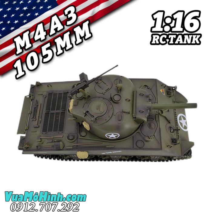 Cool Bank 3898-1 Sherman M4A3 RC Tank 1/16