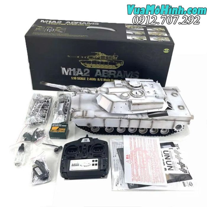 Xe tăng COOLBANK DIY-3918-1 M1A2 Abrams RC tỷ lệ 1/16