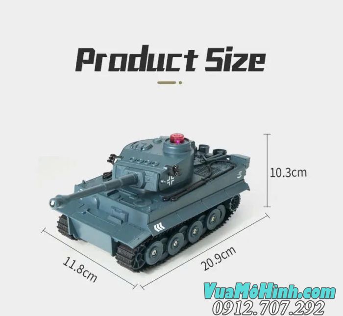 Xe tăng điều khiển từ xa JJRC Q85 1/30 mô phỏng M41A3 Walker Bulldog