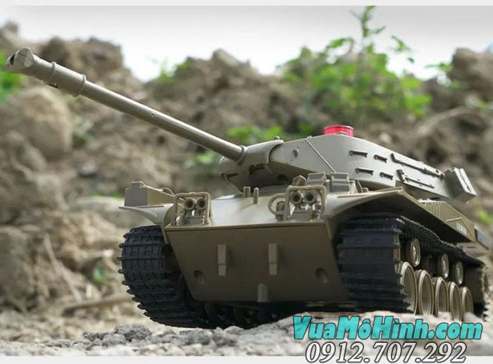 Xe tăng điều khiển từ xa JJRC Q85 1/30 mô phỏng M41A3 Walker Bulldog