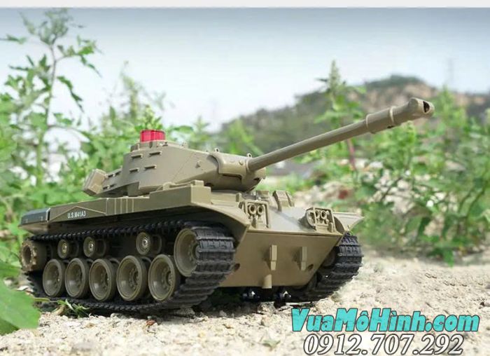 Xe tăng điều khiển từ xa JJRC Q85 1/30 mô phỏng M41A3 Walker Bulldog