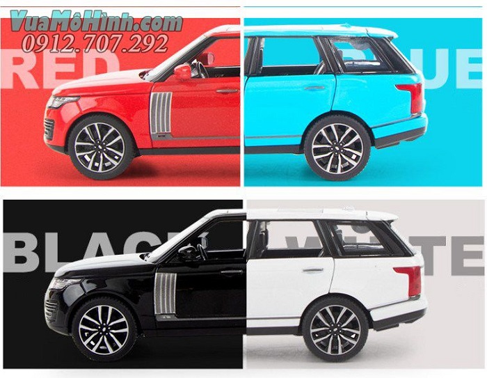 Mô hình xe ô tô Land Rover Range Rover 50th tỉ lệ 1/32 vỏ kim loại (bản đặc biệt) 