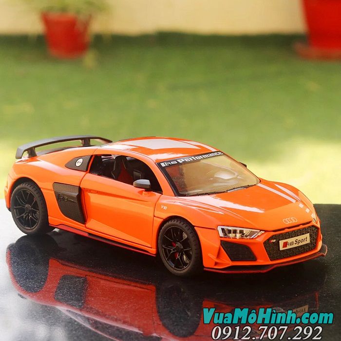 Mô hình xe Audi R8 V10 tỉ lệ 1/24 hãng Miniauto 