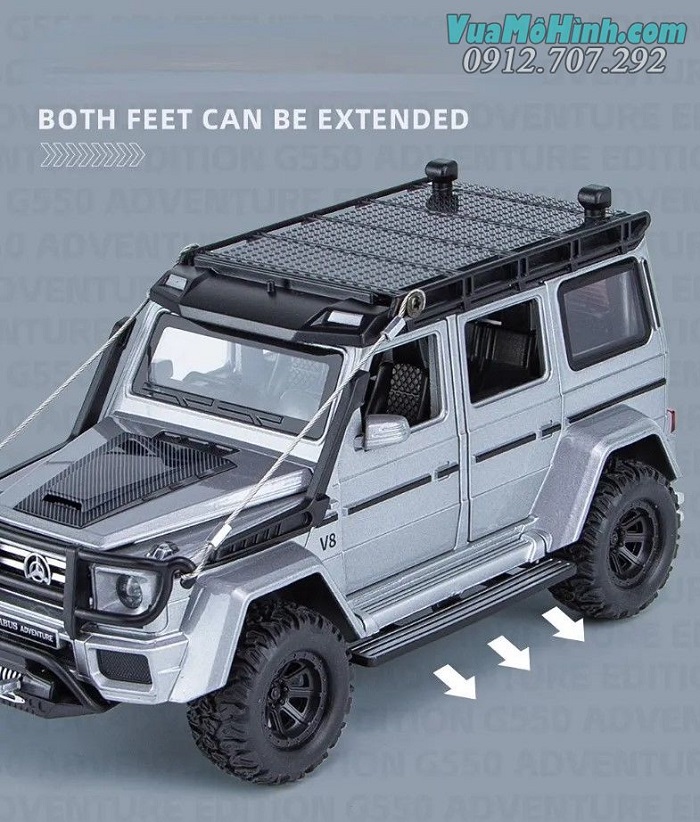 Mô hình xe Mercedes Benz G550 tỉ lệ 1/24