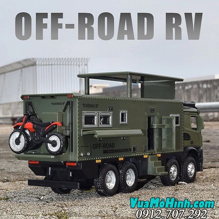 Mô hình xe ô tô tải OFF-ROAD RV tỉ lệ 1/32