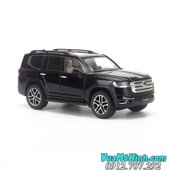 Mô hình Xe Hơi Toyota Land Cruiser LC300 tỉ lệ 1:24 hãng Hongsen, full hợp kim