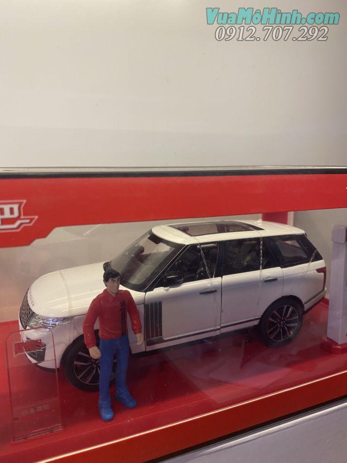 mô hình tĩnh diecast đồ chơi siêu xe ô tô Land rover range rover tỷ lệ 1/24 , xe oto 4 bánh thu nhỏ mini trưng bày