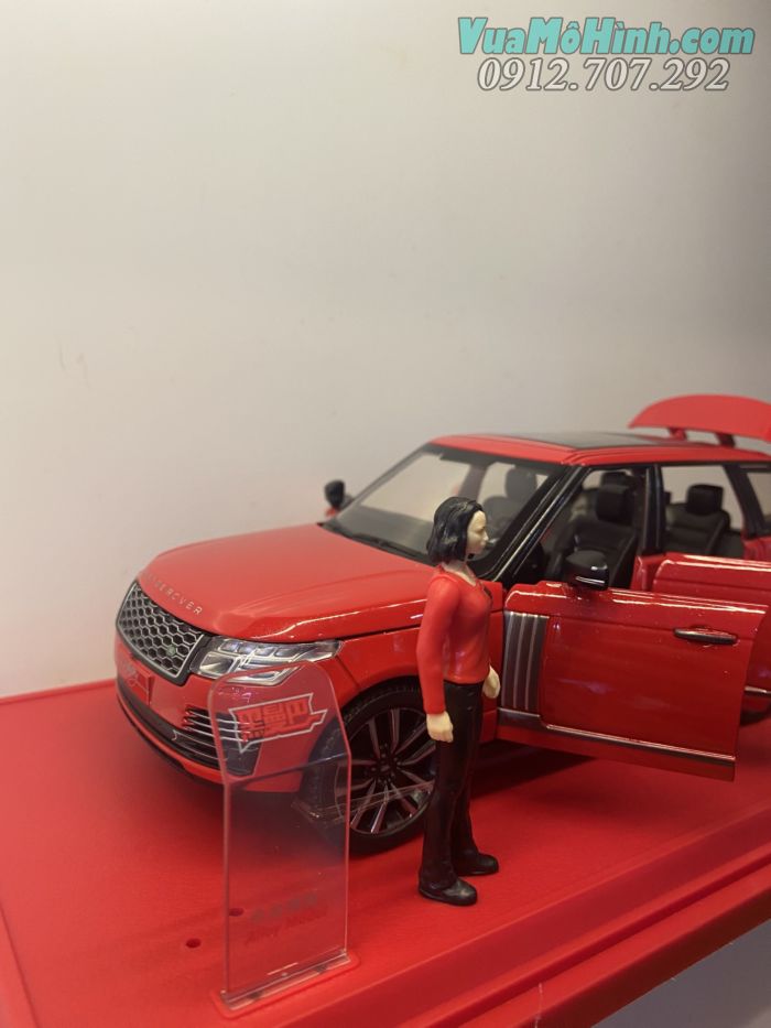 mô hình tĩnh diecast đồ chơi siêu xe ô tô Land rover range rover tỷ lệ 1/24 , xe oto 4 bánh thu nhỏ mini trưng bày
