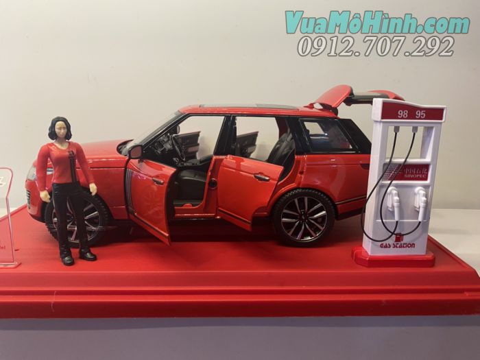 mô hình tĩnh diecast đồ chơi siêu xe ô tô Land rover range rover tỷ lệ 1/24 , xe oto 4 bánh thu nhỏ mini trưng bày