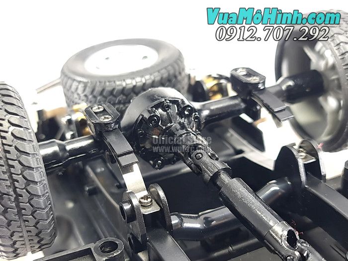 Xe bán tải Toyota WPL D62 điều khiển từ xa tỉ lệ 1/16 2.4ghz phiên bản RTR WPL D64 D62-1 D64-1 Xe địa hình