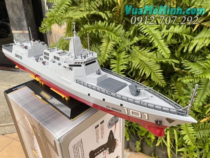 Tàu chiến quân sự điều khiển từ xa JY-9803 WARSHIP SERIES hãng JJRC tàu thuỷ, cano, thuyền, tàu khu trục, tàu sân bay