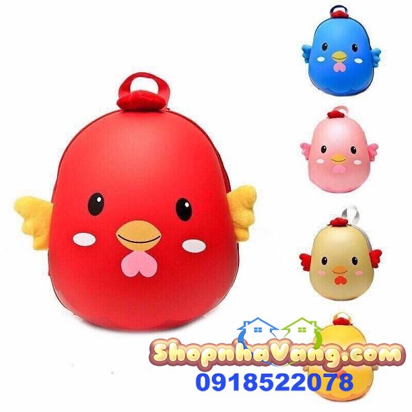 Balo 3D Hình Gà Con Dễ Thương NV246