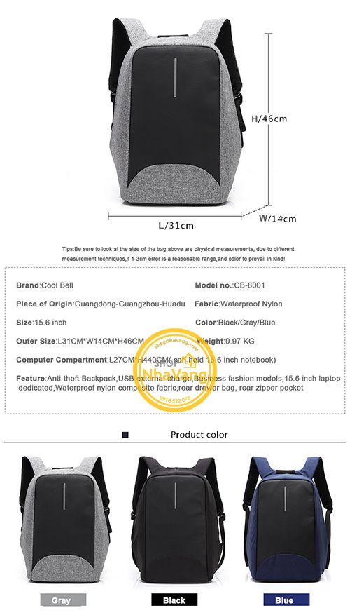 balo-chong-trom-coolbell-chinh-hang-nv299