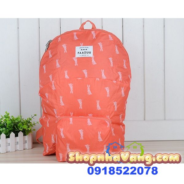 Balo Gấp Gọn Họa Tiết Hình Thú NV223