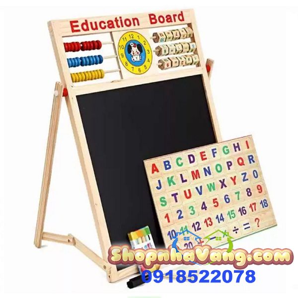 Bảng Tính 2 Mặt Tiện Lợi Cùng Bộ Chữ Cái Cho Bé NV254