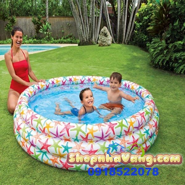 Bể Bơi Phao 3 Tầng Hoạt Tiết Sao Biển INTEX NV255