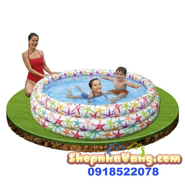 Bể Bơi Phao 3 Tầng Hoạt Tiết Sao Biển INTEX NV255