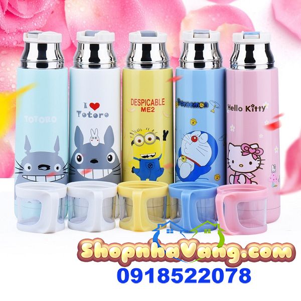 Bình Giữ Nhiệt Hoạt Hình Xinh Xắn NV154