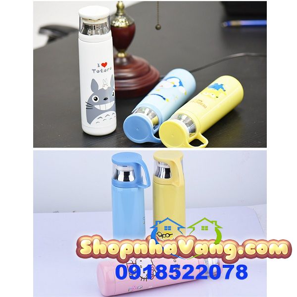 Bình Giữ Nhiệt Hoạt Hình Xinh Xắn NV154