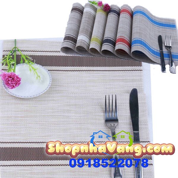 Bộ 2 Tấm Lót Bàn Ăn Cao Cấp NV95