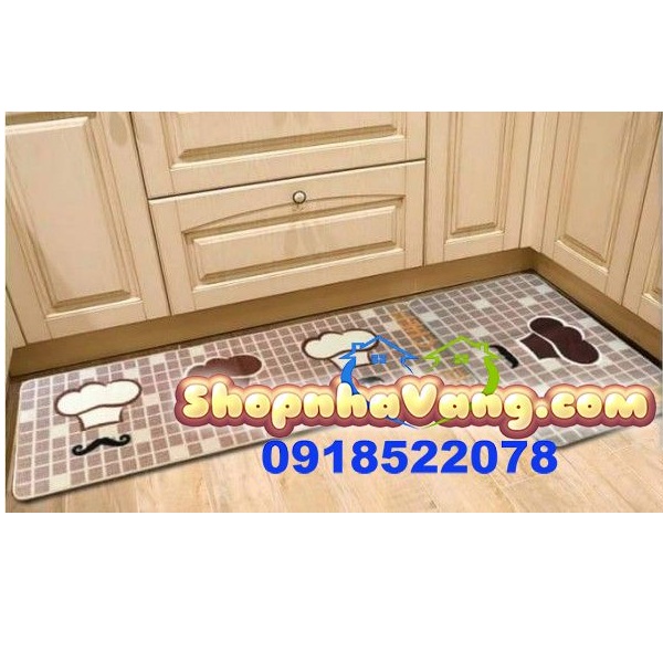Bộ 2 Thảm Trải Sàn Sợi Cotton Cao Cấp NV104
