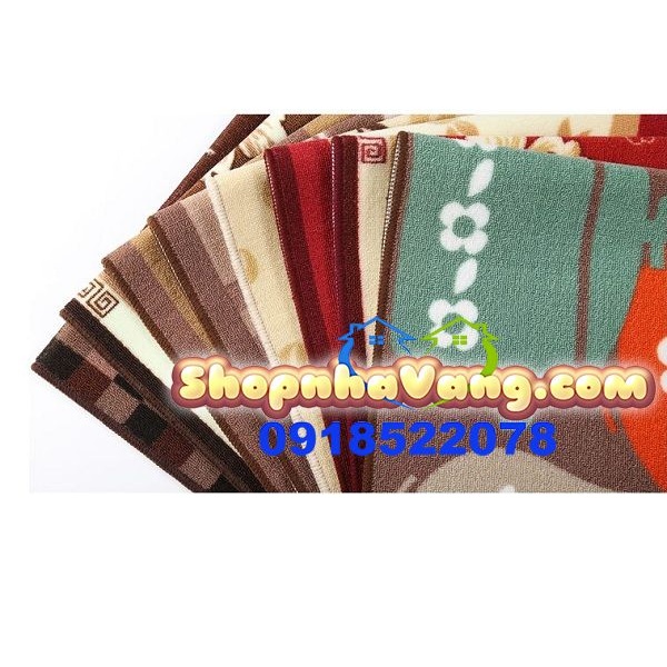 Bộ 2 Thảm Trải Sàn Sợi Cotton Cao Cấp NV104