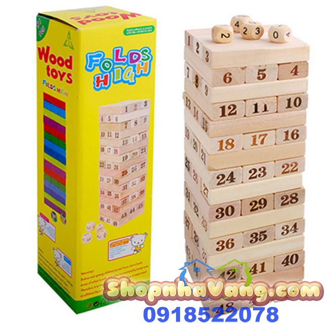 Bộ Đồ Chơi Rút Gỗ Cơ Lớn NV75