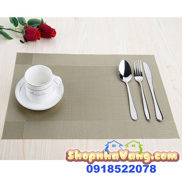 Bộ Tấm Lót Bàn Ăn 4 Miếng Cao Cấp Sweet House NV241