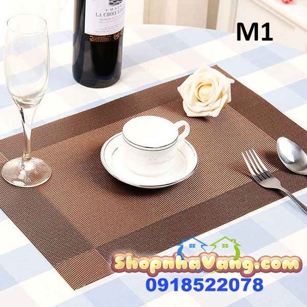 Bộ Tấm Lót Bàn Ăn 4 Miếng Cao Cấp Sweet House NV241