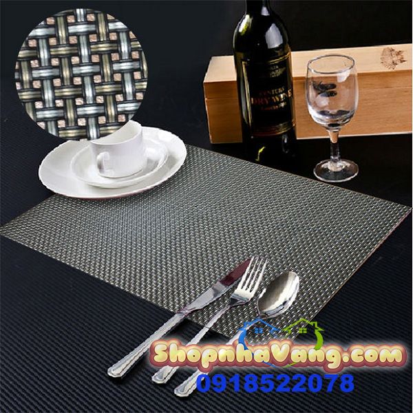 Bộ Tấm Lót Bàn Ăn Lãng Mạn 6 Miếng NV242