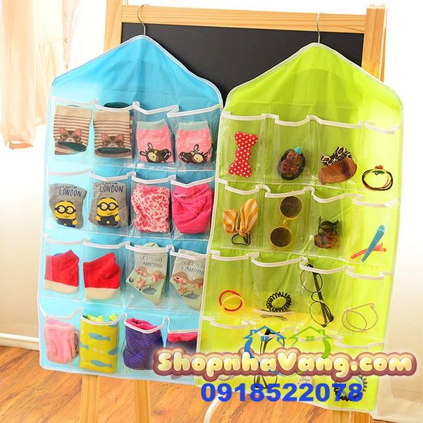Combo 2 Túi Treo Tường 16 Ngăn Tiện Lợi NV234