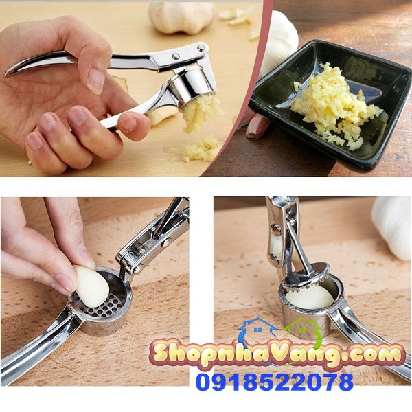 Dụng Cụ Ép Tỏi Cao Cấp Bằng Inox NV235