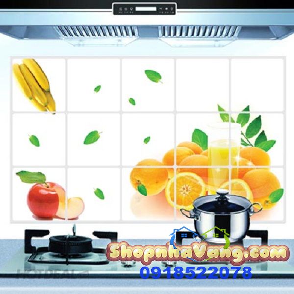 Giấy Dán Cách Nhiệt Nhà Bếp Cao Cấp 60x90 Cm NV236