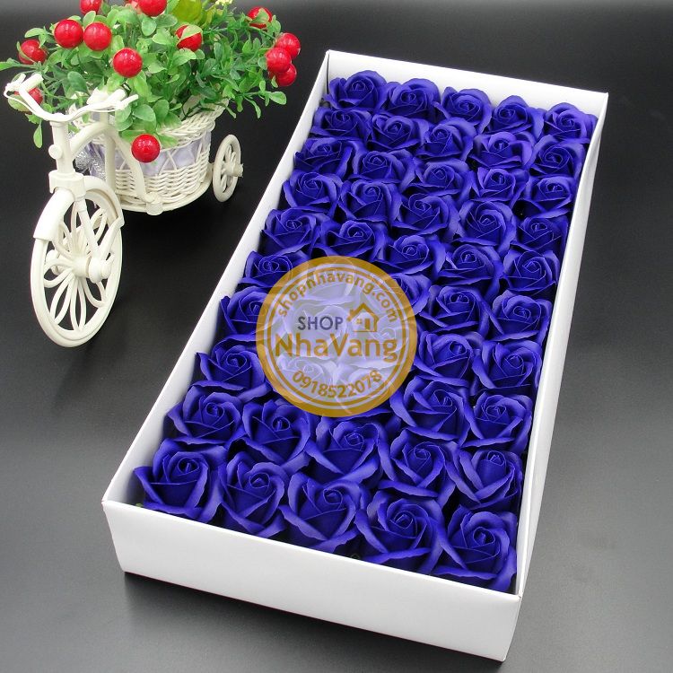 Hoa Hồng Sáp 3 Lớp Hộp 50 Bông NV360