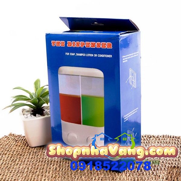 Hộp 2 Ngăn Đựng Dầu Gội, Sửa Tắm NV201