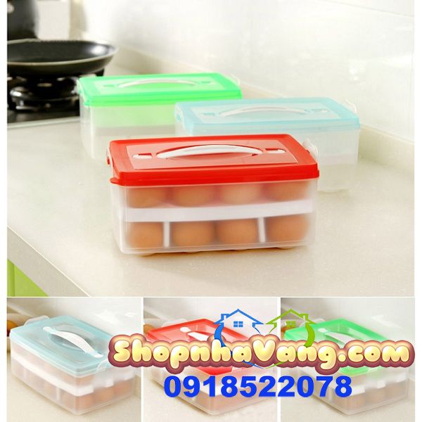 Hộp Đựng trứng 2 tầng tiện lợi NV138
